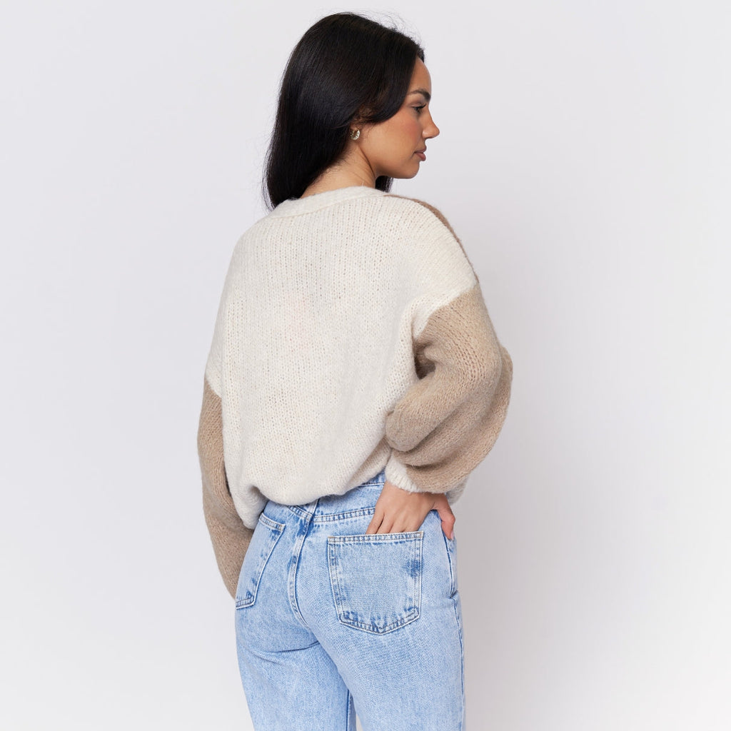Cardigan oversize en velours pastel