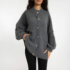 Cardigan oversize en bouclé «CozyGlam»