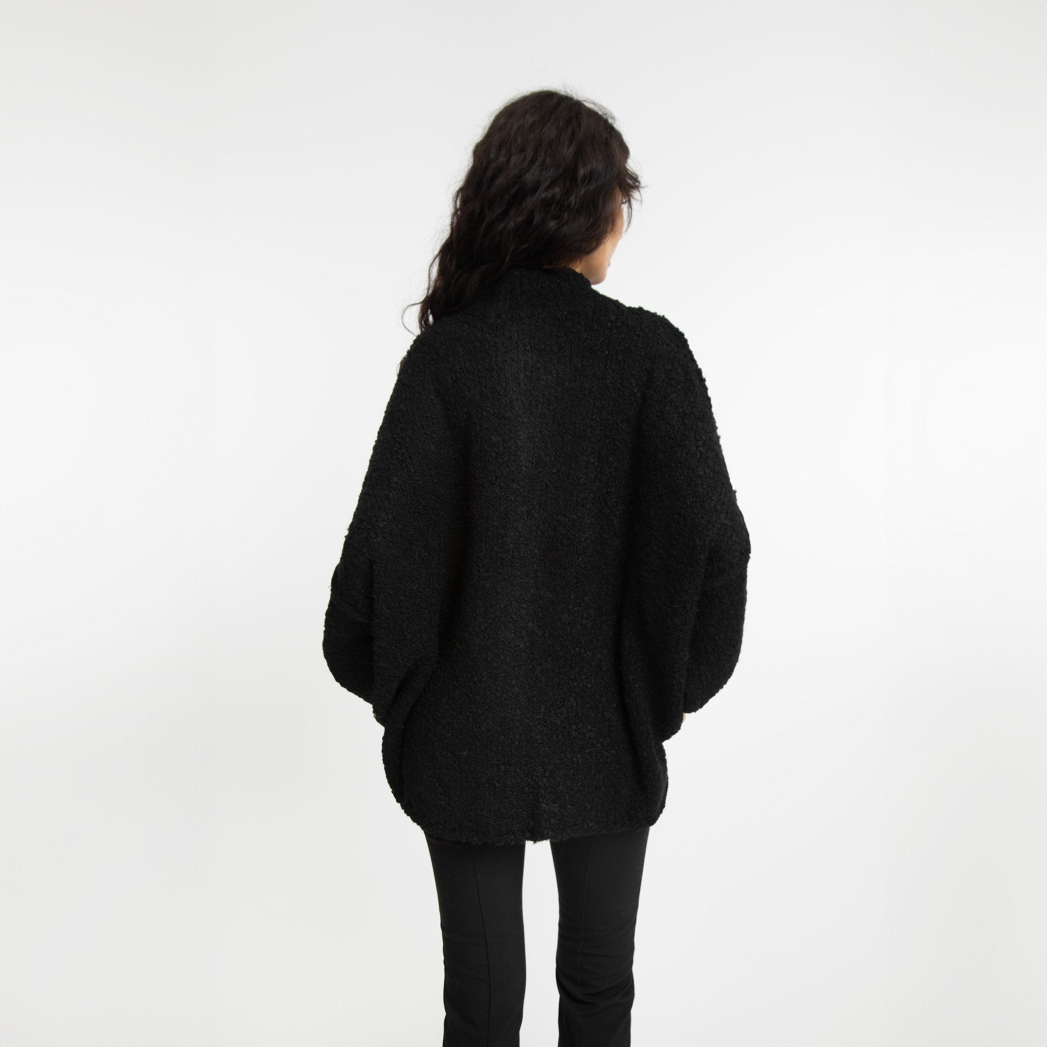 Cardigan oversize en bouclé «CozyGlam»