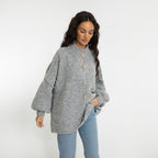 Cardigan oversize en bouclé «CozyGlam»