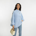 Cardigan oversize en bouclé «CozyGlam»