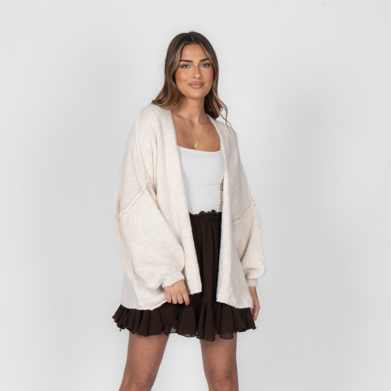Cardigan décontracté oversize