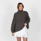 Pull oversize en bouclé «CasualCozy»