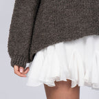 Pull oversize en bouclé «CasualCozy»