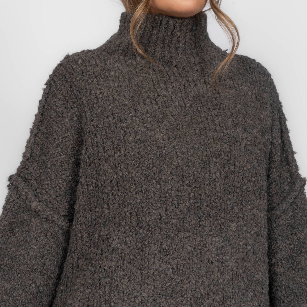 Pull oversize en bouclé «CasualCozy»