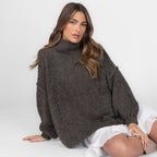Pull oversize en bouclé «CasualCozy»