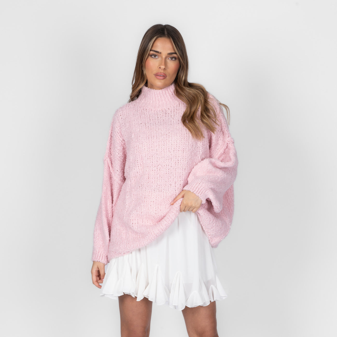 Pull oversize en bouclé «CasualCozy»