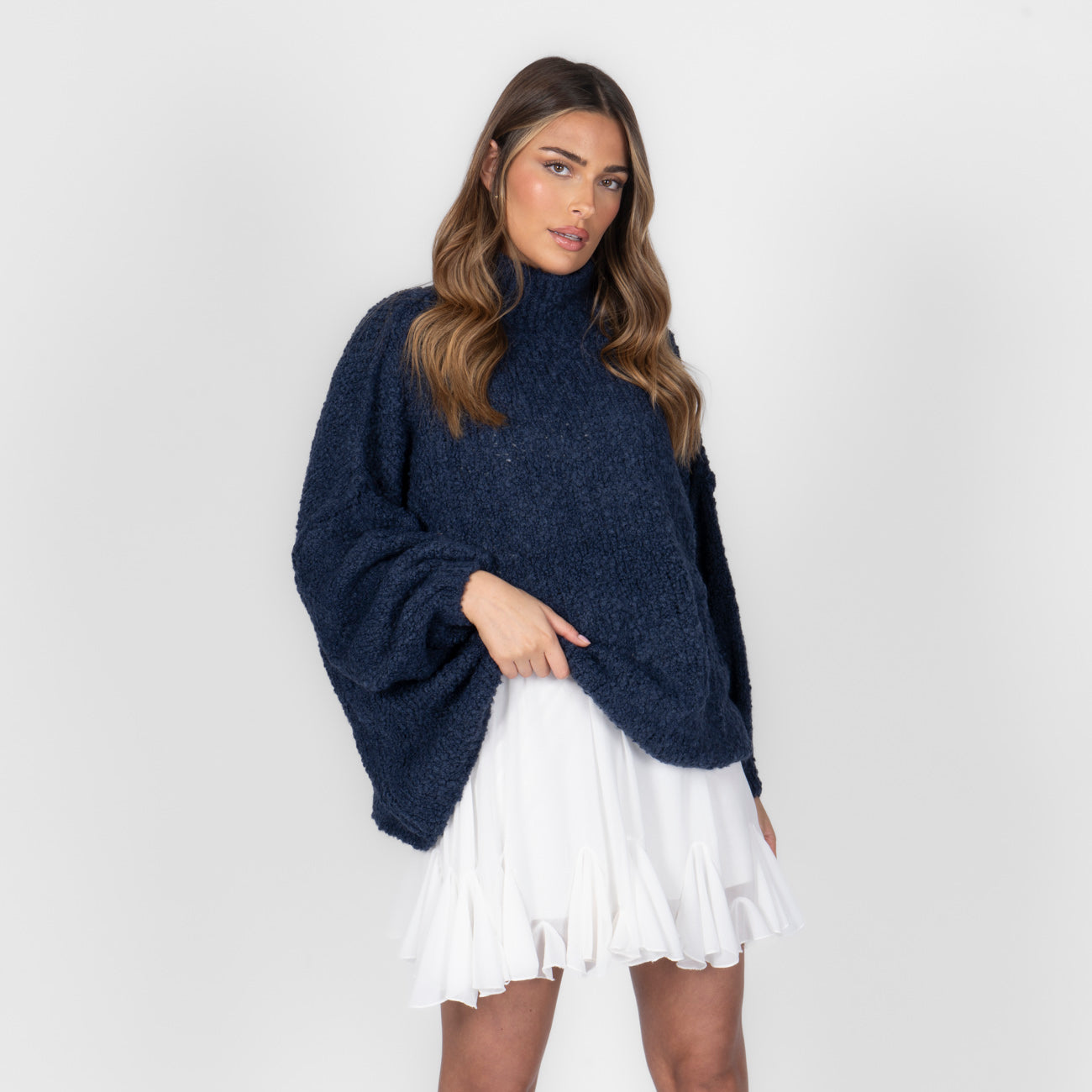 Pull oversize en bouclé «CasualCozy»