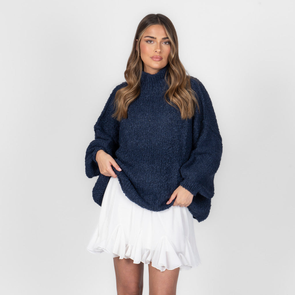 Pull oversize en bouclé «CasualCozy»