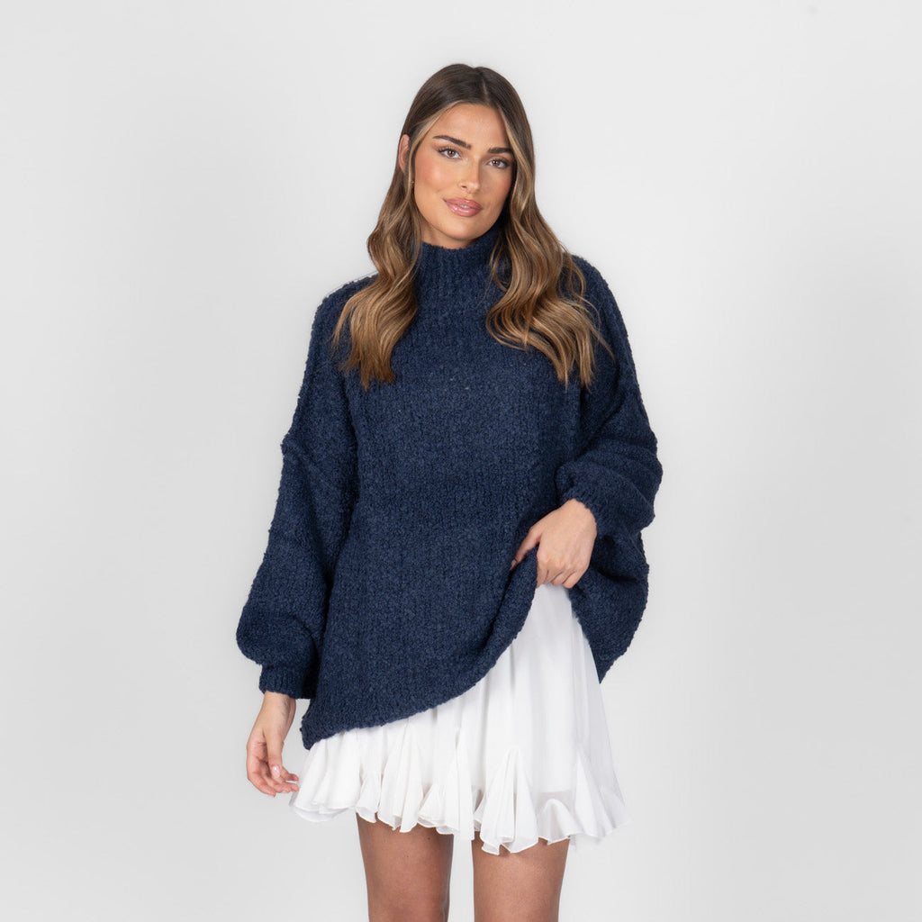 Pull oversize en bouclé «CasualCozy»