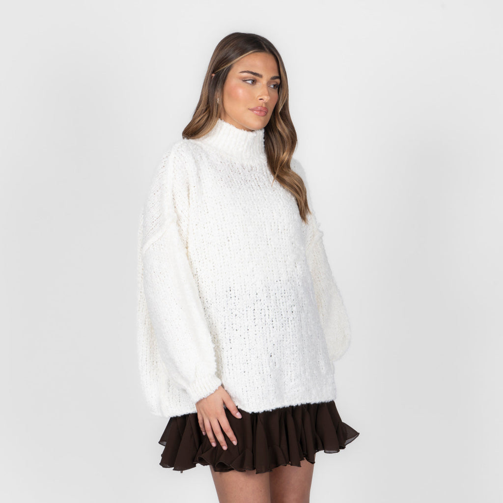Pull oversize en bouclé «CasualCozy»