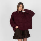 Pull oversize en bouclé «CasualCozy»