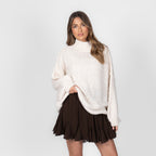 Pull oversize en bouclé «CasualCozy»