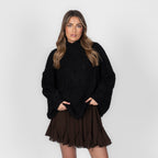 Pull oversize en bouclé «CasualCozy»