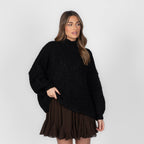 Pull oversize en bouclé «CasualCozy»