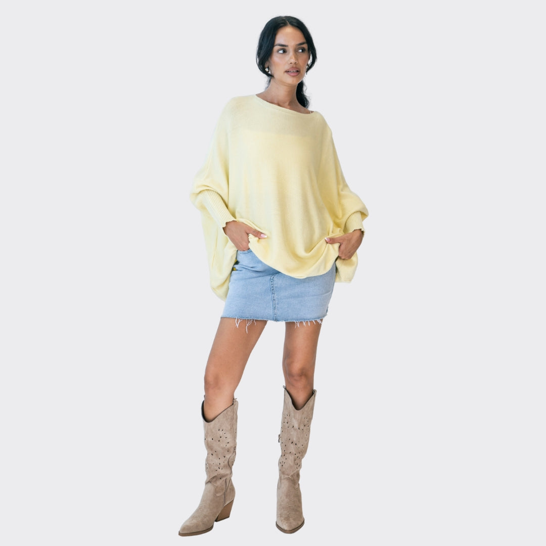 Pull oversize douillet