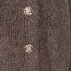 Cardigan court oversize à col en V CozyGlam
