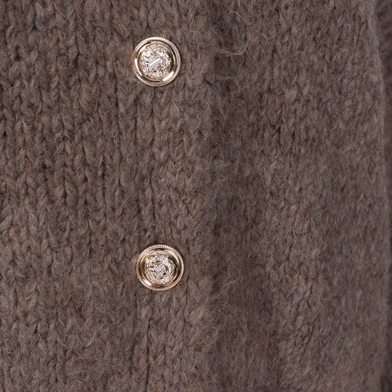 Cardigan court oversize à col en V CozyGlam