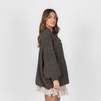 Cardigan oversize en bouclé «CozyGlam»
