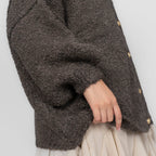 Cardigan oversize en bouclé «CozyGlam»