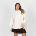 Cardigan oversize en bouclé «CozyGlam»