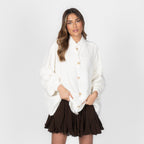 Cardigan oversize en bouclé «CozyGlam»