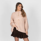 Cardigan oversize en bouclé «CozyGlam»