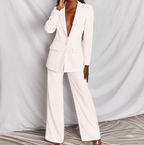 Ensemble tailleur femme blazer et pantalon