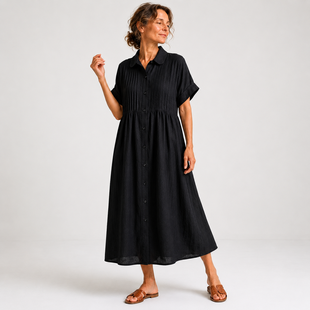 Charlotte - Robe chemise fluide estivale