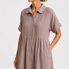 Charlotte - Robe chemise fluide estivale