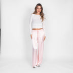 Pantalon en satin
