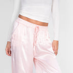Pantalon en satin