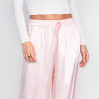 Pantalon en satin