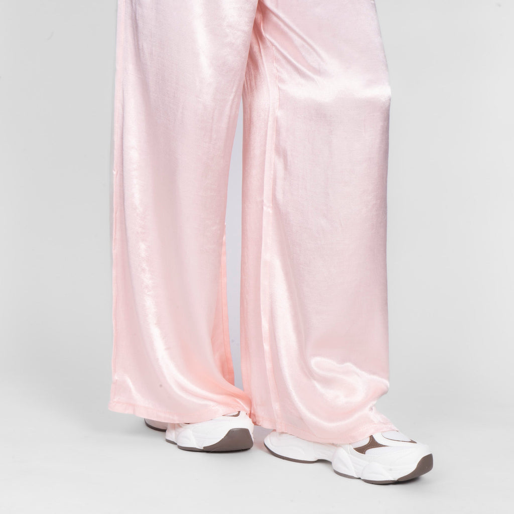 Pantalon en satin