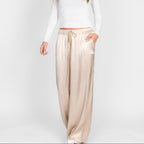 Pantalon en satin