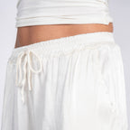 Pantalon en satin