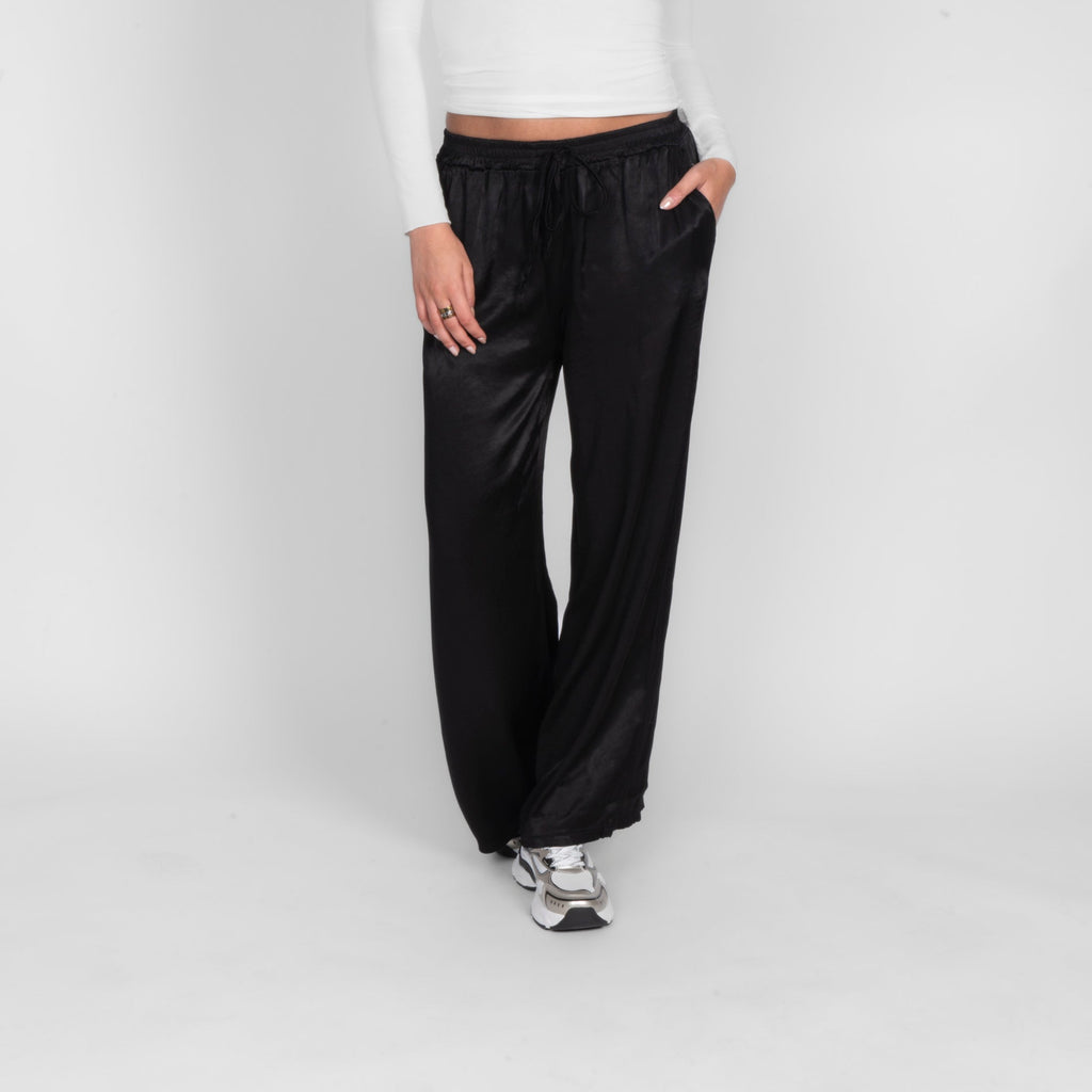 Pantalon en satin
