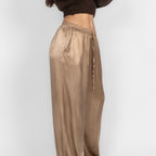 Pantalon en satin