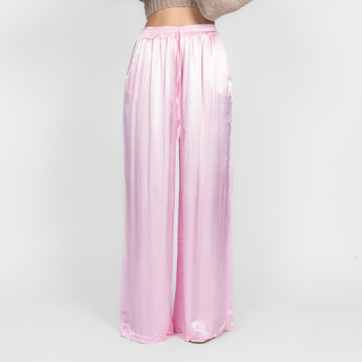 Pantalon en satin