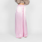 Pantalon en satin