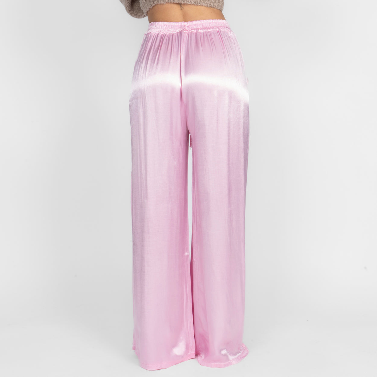 Pantalon en satin