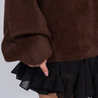 Pull ultra-doux à épaules dénudées pour tous les jours