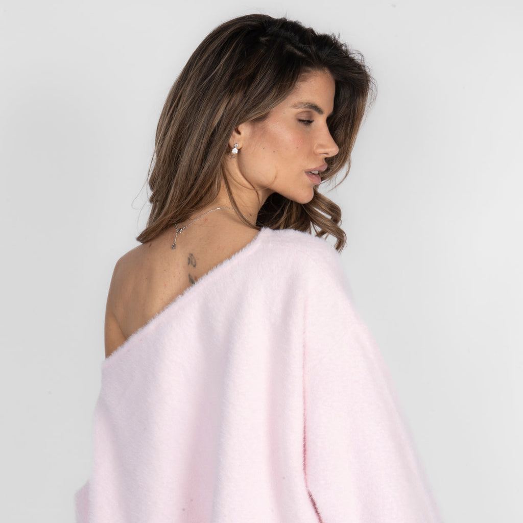 Pull ultra-doux à épaules dénudées pour tous les jours