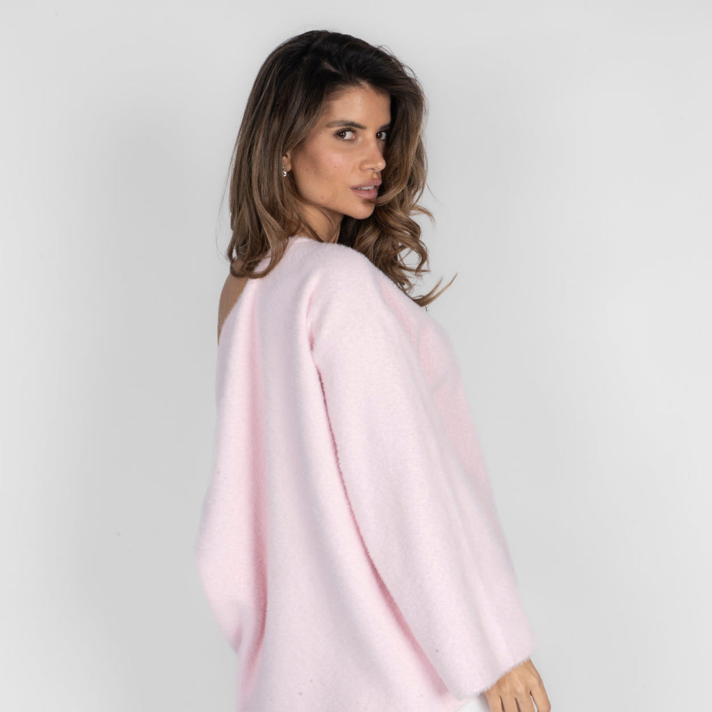 Pull ultra-doux à épaules dénudées pour tous les jours