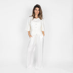 Pantalon en satin