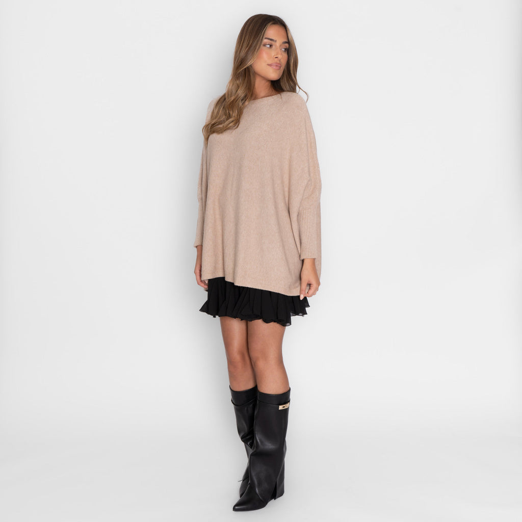 Pull oversize douillet