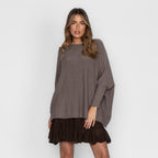 Pull oversize douillet