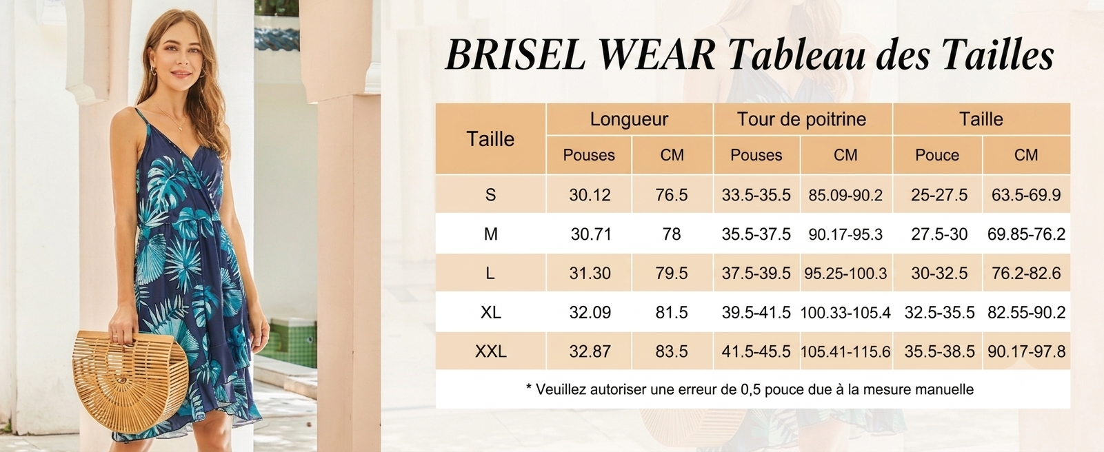 Robe d’Été Femme – Imprimé Floral, Décolleté en V, Bretelles Fines Ajustables & Volants Élégants