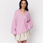 Cardigan oversize à col en V CozyGlam