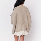 Cardigan oversize à col en V CozyGlam